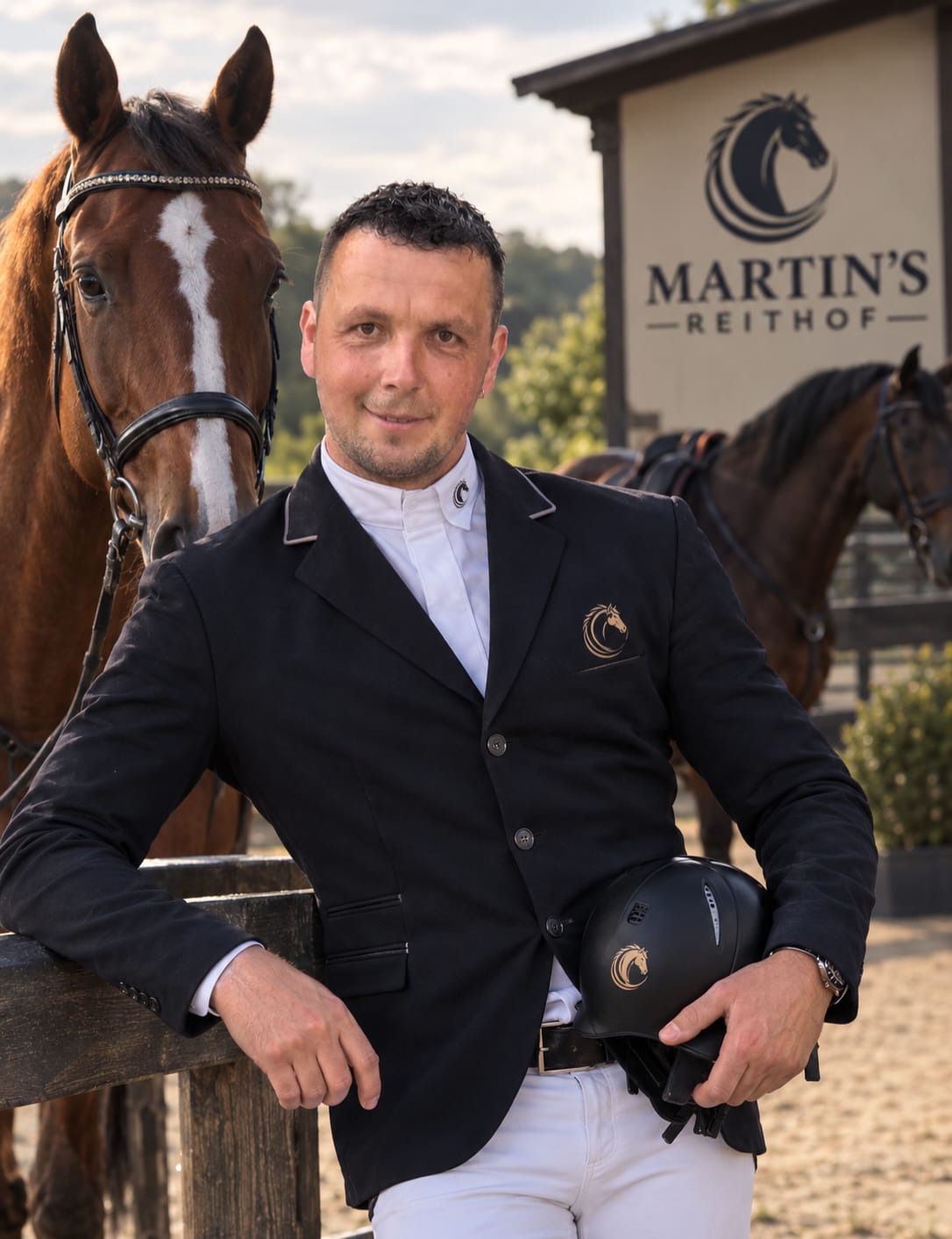 Martin mit einem Pferd